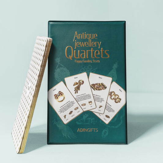 "Flagship Game" Antique Jewellery Quartets (Happy Families)