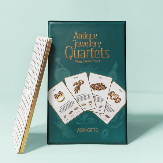 "Flagship Game" Antique Jewellery Quartets (Happy Families)