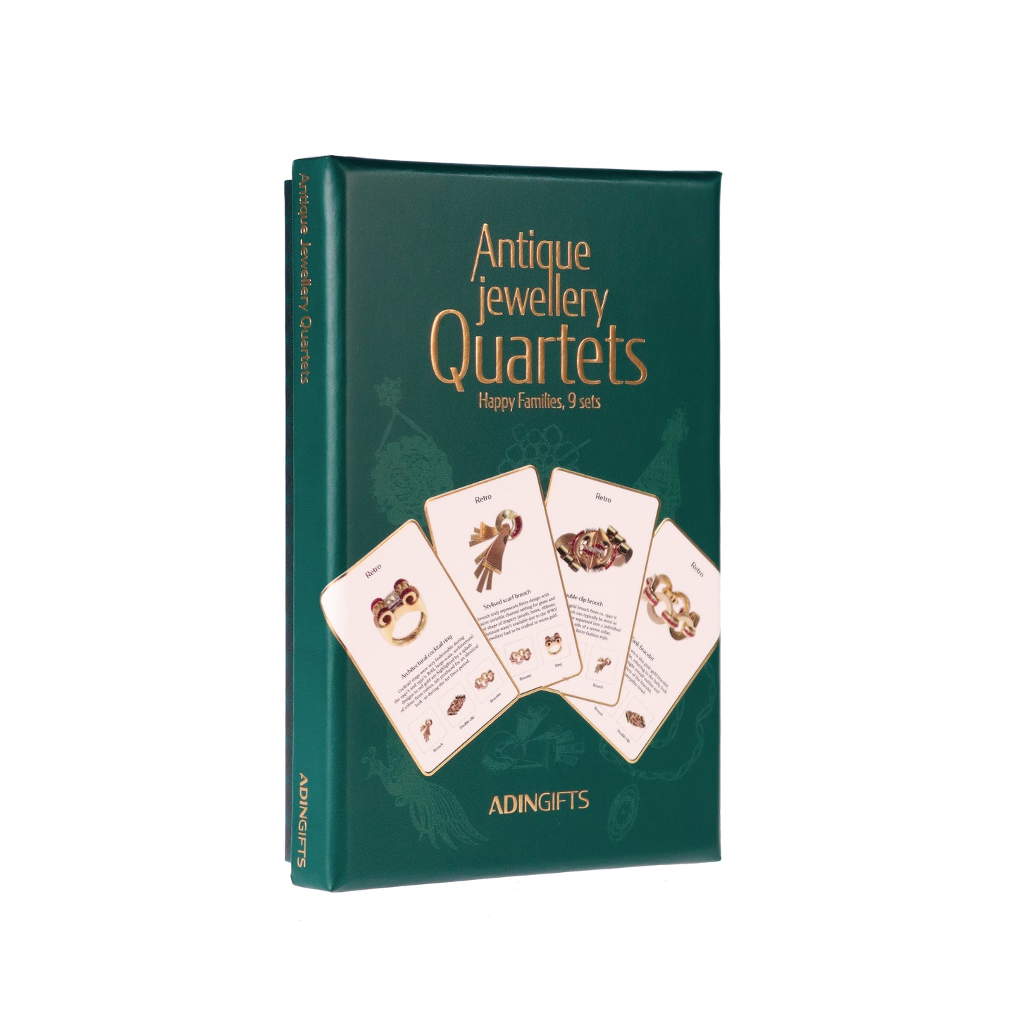 "Flagship Game" Antique Jewellery Quartets (Happy Families)